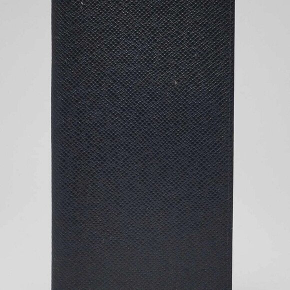 Louis Vuitton Black Taiga Leather Checkbook Wallet - Picture 1 of 7